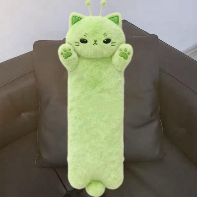 Yiran Health & Beauty Alien-Katze, Plüschtier, Grün, 130cm - Bild 1