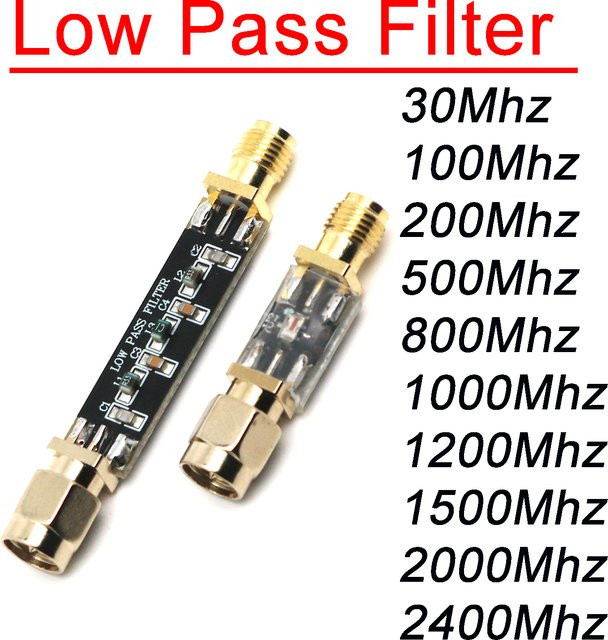Dykbcells RF-Tiefpassfilter LPF LC Signal Radiofrequenz in Gold - Bild 1