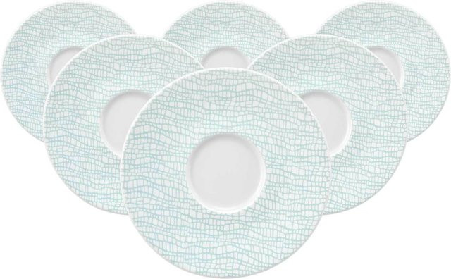 Seltmann Weiden Untertassen Life Fashion aus Porzellan, Multicolor, 6er Set, Durchmesser: 16,5 cm - Bild 1