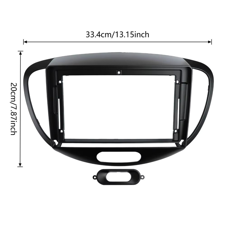 HACTIVOL Radio-Einbaurahmen für Hyundai i10 2007-2013 in Schwarz - Bild 2