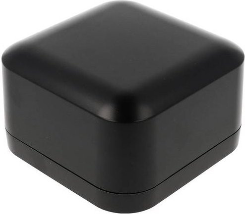 Hammond Electronics 1556DABK Universal-Gehäuse aus flammhemmendem ABS Kunststoff in Schwarz, B/T/H: 12,0 x 12,0 x 7,0 cm - Bild 1