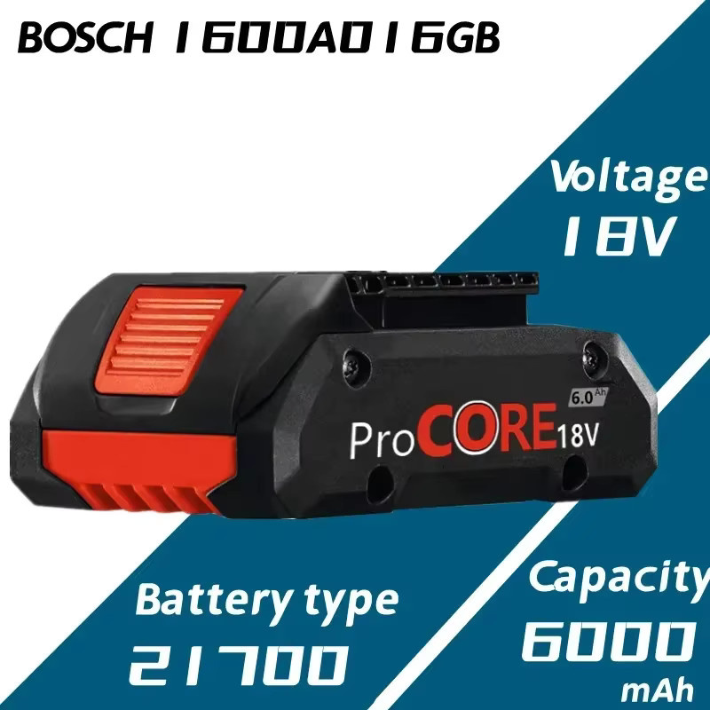 Bosch ProCORE 18V Li-Ionen-Akku 6,0Ah Schwarz Ersatz für BAT609 BAT618 mit BMS - Bild 5