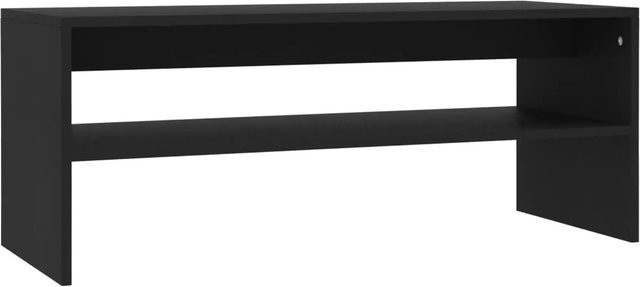 vidaXL Couchtisch in Schwarz aus Holzwerkstoff im skandinavischen Stil, B/T/H: 100 x 40 x 40 cm - Bild 1