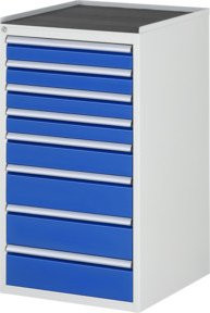 Rau Schubladenschrank aus Stahlblech mit 8 Schubladen und Anti-Rutsch-Matte, Pulverbeschichtet - Bild 1