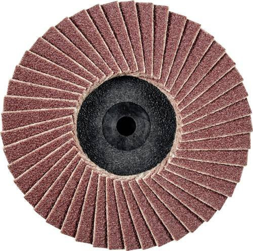 PFERD COMBIDISC Mini-POLIFAN Fächerschleifscheibe Durchmesser 50 mm Körnung 120 Bronze - Bild 1