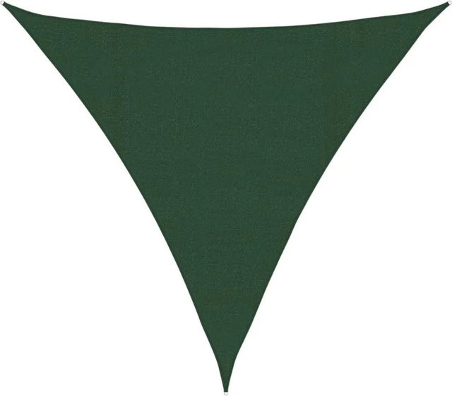 Furnicato Sonnensegel Dreieckig aus HDPE in Dunkelgrün, B/T/H: 4,5 x 4,5 x 4,5 m - Bild 1