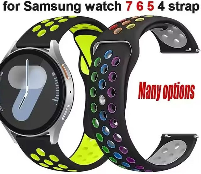 MULILAI Uhrenarmband Silikon, Schwarz, Unisex - Bild 1