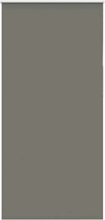 vidaXL Verdunkelungsrollo Grau aus Polyester mit Wärmedämmung B: 115 cm, H: 230 cm