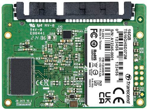 Transcend HSD372M 16 GB Interne Half-Slim SSD Industrie SATA III - Bild 1