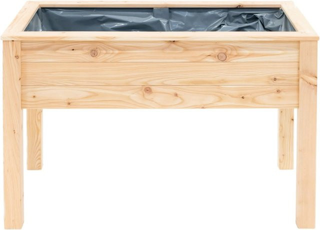 Westmann Stelzenhochbeet Emily aus Lärchenholz, natur, B/T/H: 120 x 65 x 75 cm - Bild 1