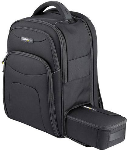 StarTech.com Laptop Rucksack für 15,6 Zoll mit abnehmbarer Zubehörtasche, ergonomischer Business Rucksack in Schwarz - Bild 2