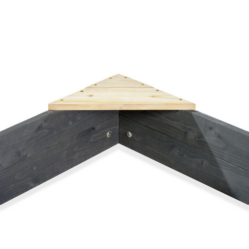 EXIT Toys Aksent Holzsandkasten Boot in Grau, B/T: 190 x 90 cm - Bild 3