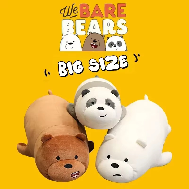 HUGKIS We Bare Bears Stoffpuppe, Tierkissen, Plüsch / Textil - Bild 1