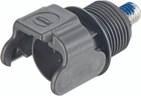HARTING Einschraubgehäuse aus Kunststoff in Schwarz und Grau, Artikelnummer 09 93 001 0105 - Bild 1