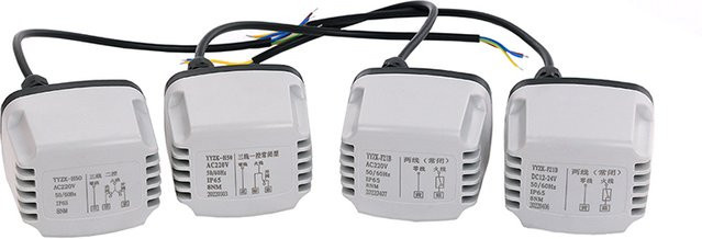 Acarps Elektrisches Kugelventil IP65 Wasserdicht mit Motorisiertem Stellantrieb in Weiß - Bild 1