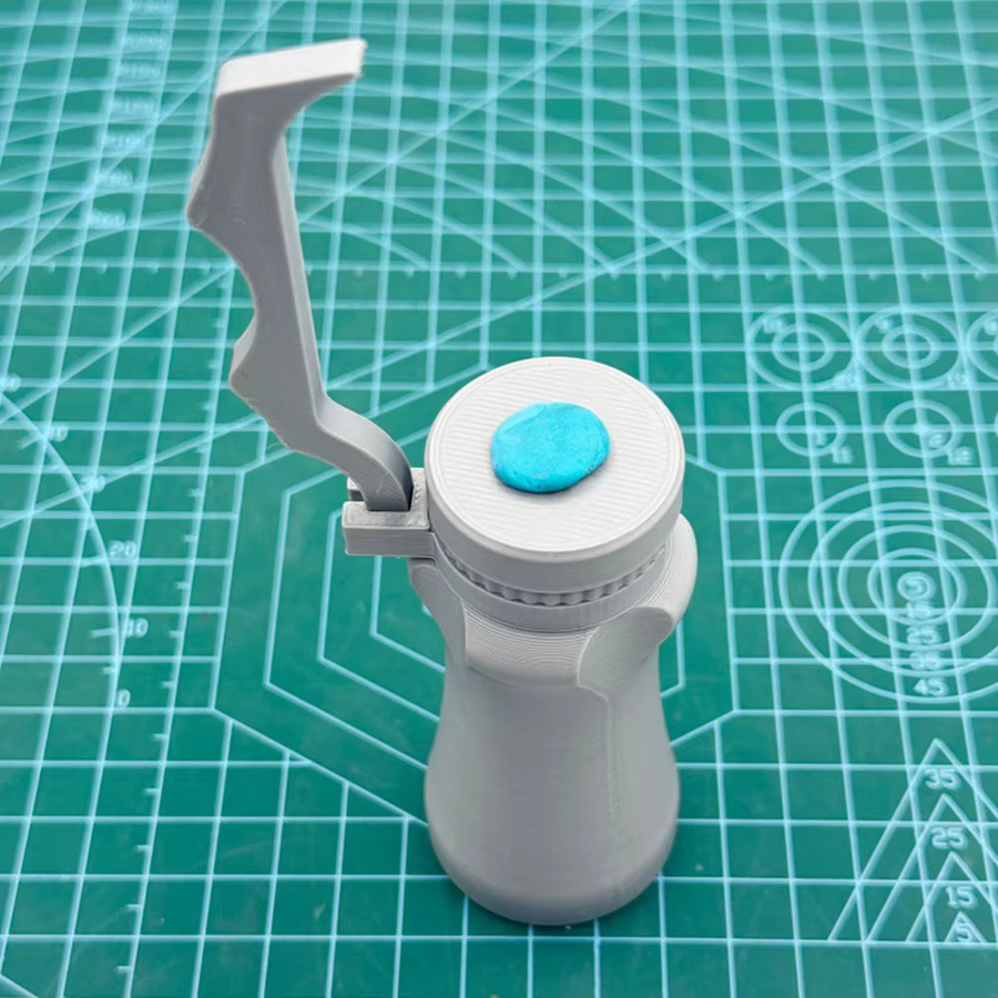 SANMERSEN Miniatur-Malgriff, Modellhalter, Grau, Kunststoff - Bild 2