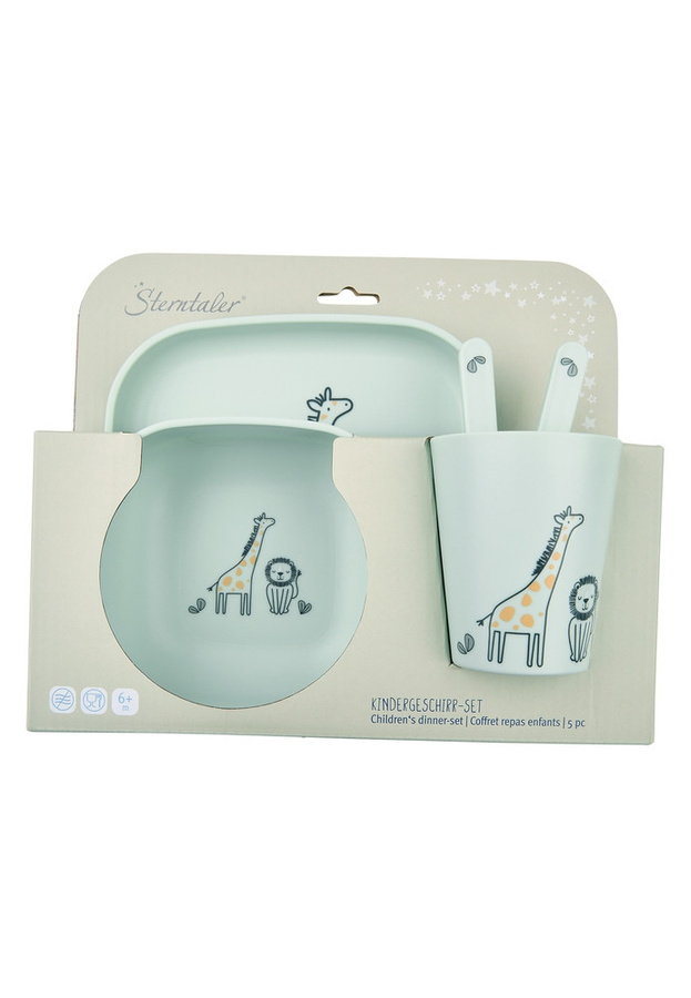 Sterntaler Kindergeschirrset Safari B/T/H: 25,0 x 10,0 x 23,5 cm - Bild 1
