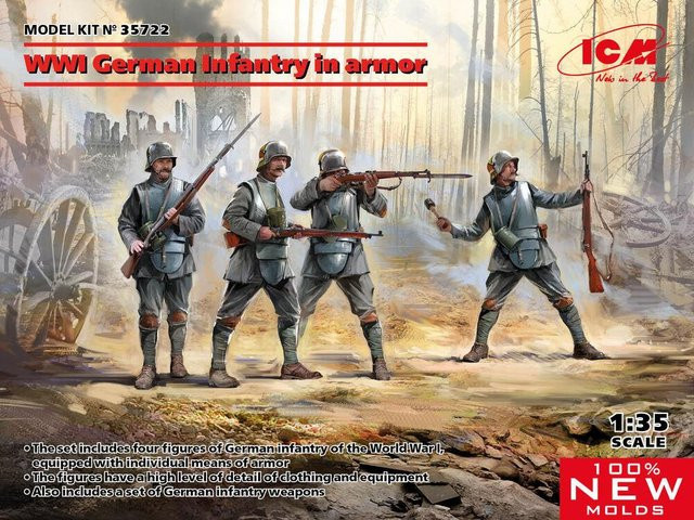 ICM WWI German Infantry, Modellbau - Bild 1