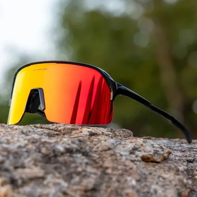 KAPVOE Sonnenbrille, Sportsonnenbrille, Vollrand, Kunststoff, Unisex, Schwarz - Bild 1
