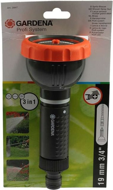Gardena Maxi-Flo Sprühdüse mit Flow Control und Multi-Pattern-Funktion, Grau - Bild 4