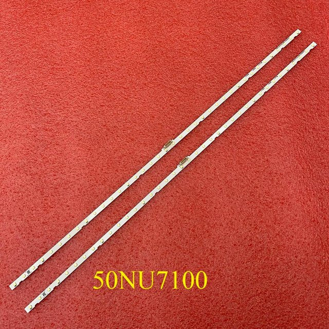 2er-Set LED-Streifen in Weiß für Samsung TV Modelle UE50NU7025K, UN50NU6950, UE50RU7090U, UE50NU7470U, UN50NU7100, UE50NU7100, UE50NU7020, 50NU7100 und UN50NU6900 - Bild 1