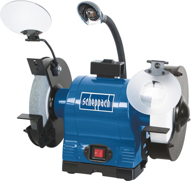 Scheppach BG200AL Doppelschleifer in Blau mit 0,55 kW - Bild 1