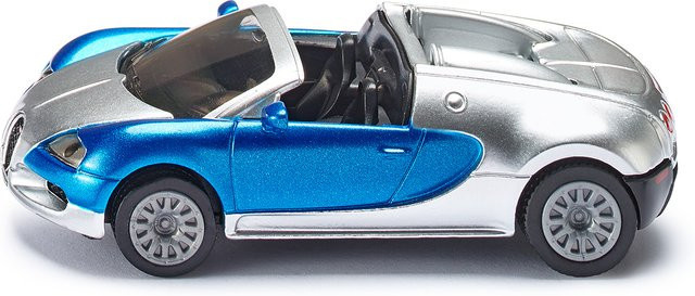 Siku Bugatti Veyron Grand Sport 1353, Modellauto, Metall, Blau - Bild 1