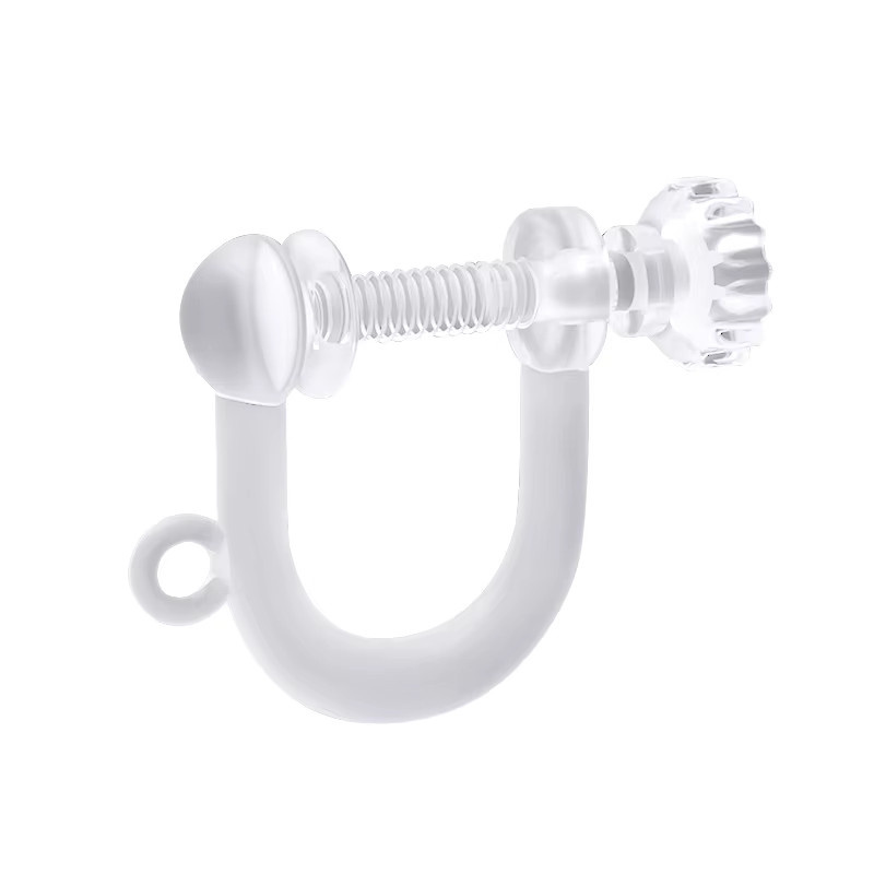 SUMOORL Ohrring Clips, Silikon, Weiß, Unisex - Bild 2