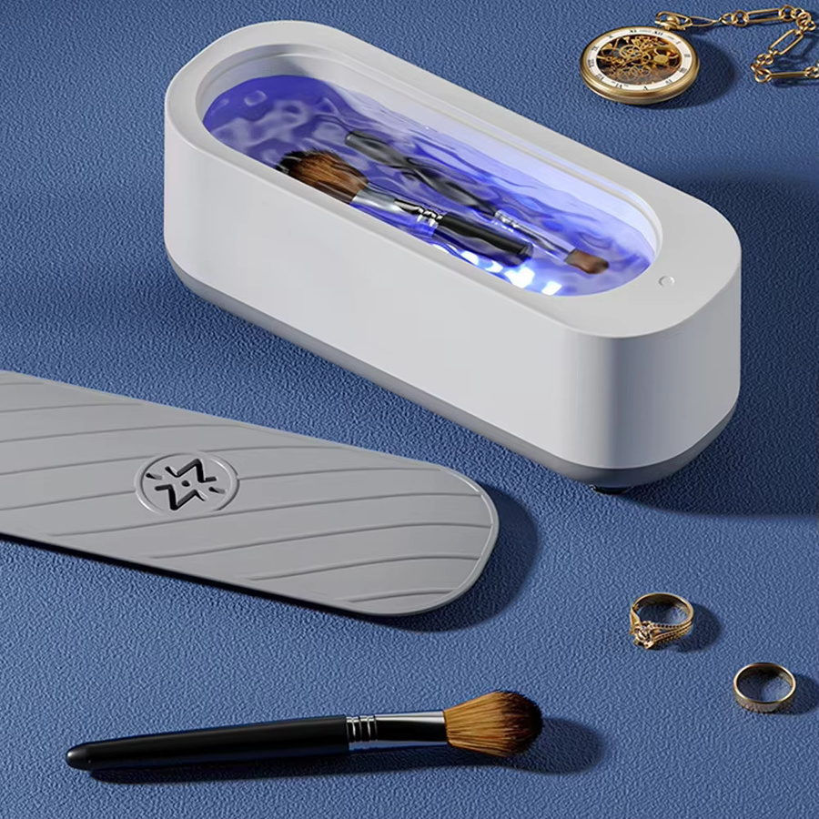 Donirt Ultraschall-Reinigungsmaschine USB wiederaufladbar in Weiß aus Kunststoff für Schmuck und Brillen - Bild 2