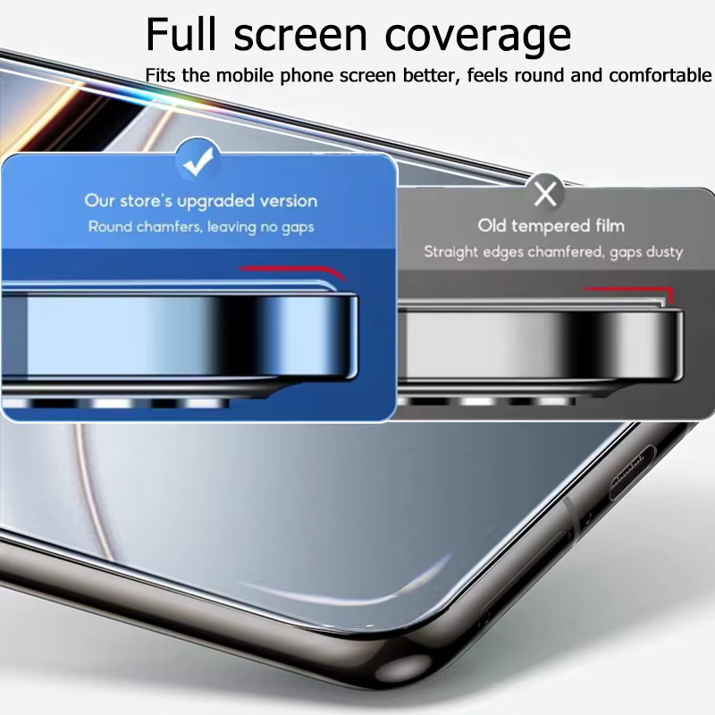 Xiaomi Panzerglas Schutzfolie aus Kristallglas 9H für Poco F7 Pro Ultra F6 F5 F4 GT F3 F2 transparent Case Friendly - Bild 5