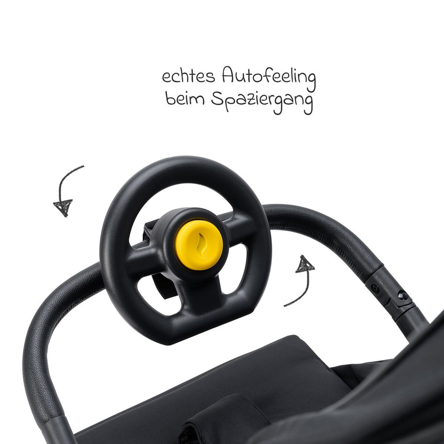 Osann Spiel-Lenkrad für Kinderwagen und Buggys, Schwarz - Bild 3