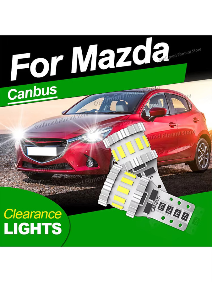 Roadsun 2er Set T10 Canbus LED Umrisslicht in Weiß für Mazda 2, 3, 5, 6, CX-3, CX-5, CX-9, MX-5, RX-8 - Bild 6