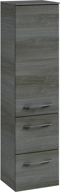 Pelipal Bad-Hängeschrank Quantum 01 in Graphit mit Soft-Close-Türen und internen Regalen, Breite: 30 cm - Bild 1