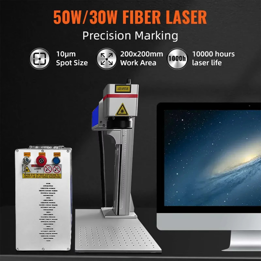 VEVOR Raycus Faserlaser-Schneid- und Graviermaschine mit EZCAD2 Software für Metall, Stahl, Gold und Silber - Bild 2