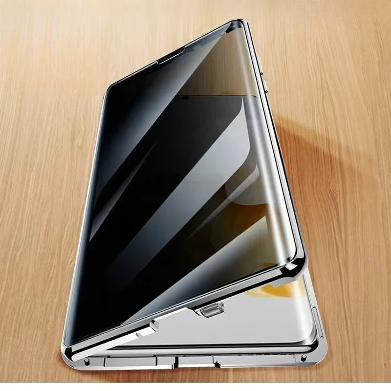 Anti-Spionage Handyhülle mit Metall-Schnappverschluss für Honor Magic 7 8 Pro 4 Lite 5 7 Green mit 360-Grad-Privatsphärenschutz und Magnetverschluss - Bild 4
