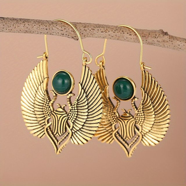 YoYo Ohrringe, vergoldet, Vintage, Gold - Bild 1