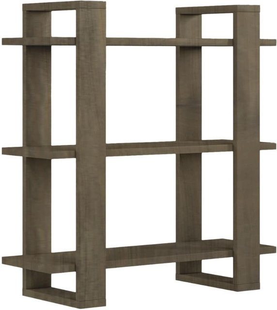 Mein-Regal Wandregal DUOMO aus MDF Holz in Dunkelbraun, B/T/H: 70 x 27 x 72 cm mit 3 Fächern - Bild 1