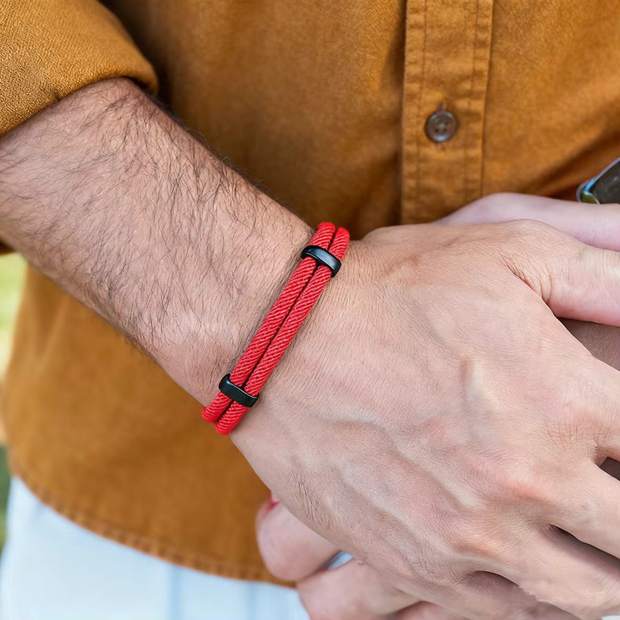 Pulseria Herren Schnurarmband, verstellbar - Bild 1