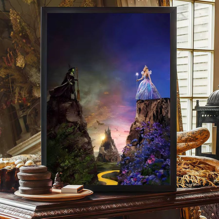 Wicked Movie Anime Poster Wandkunst aus weißem Kraftpapier - Bild 3