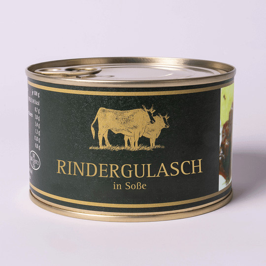 Bäuerliche Erzeugergemeinschaft Schwäbisch Hall Echt Hällisches Rindergulasch 400 g - Bild 1