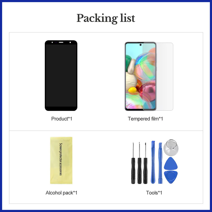 Samsung J6 Plus Display LCD-Bildschirm Ersatz 6,0 Zoll in Schwarz für J6+ J610 J610F J610FN - Bild 5