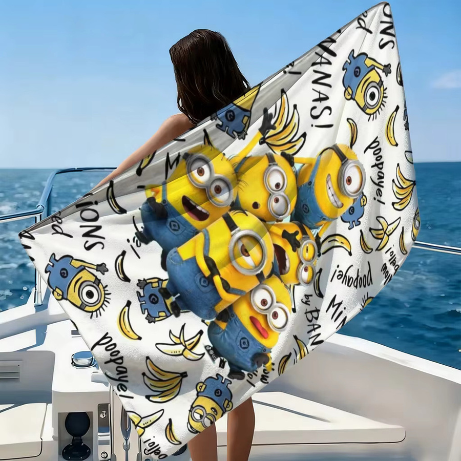 Bananamaster Strandtuch mit niedlichem Kreatur-Motiv in Multicolour, Breite: 60 cm, Höhe: 40 cm - Bild 3