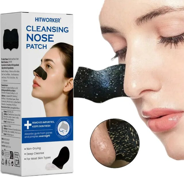 HITWORKER Nasenreinigungsstreifen, für fettige Haut, Unisex - Bild 1