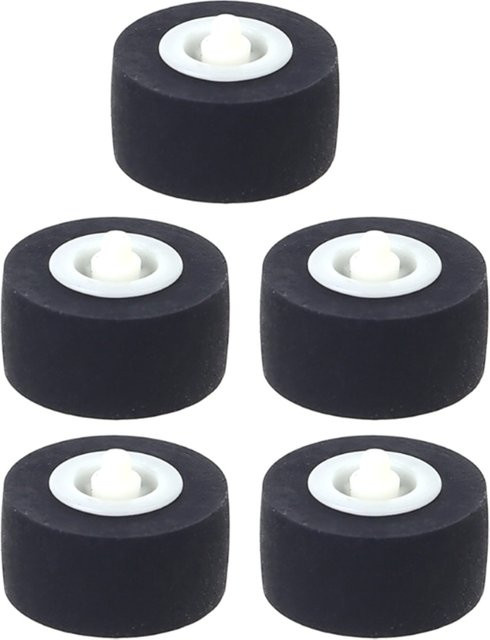 5er-Set Andruckrollen für Sony Kassettendecks RS-CH770 und RS-BX501 in Schwarz - Bild 1