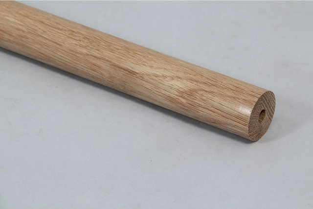 Handlauf dieda aus Eiche Massivholz in Braun, Rundstab Ø 40 mm, Länge 2250 mm - Bild 1