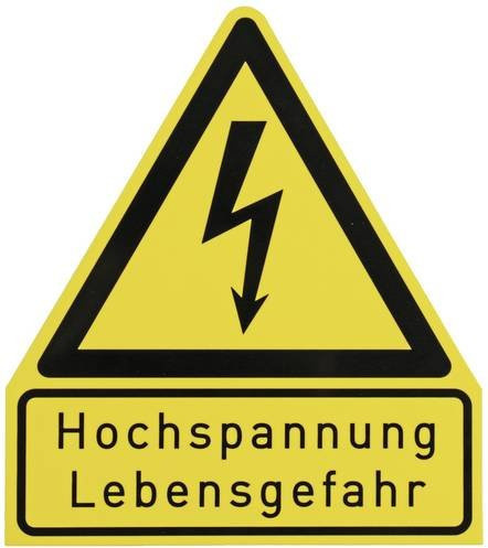 DEHN Hinweisschild Beacon in Gelb - Bild 1