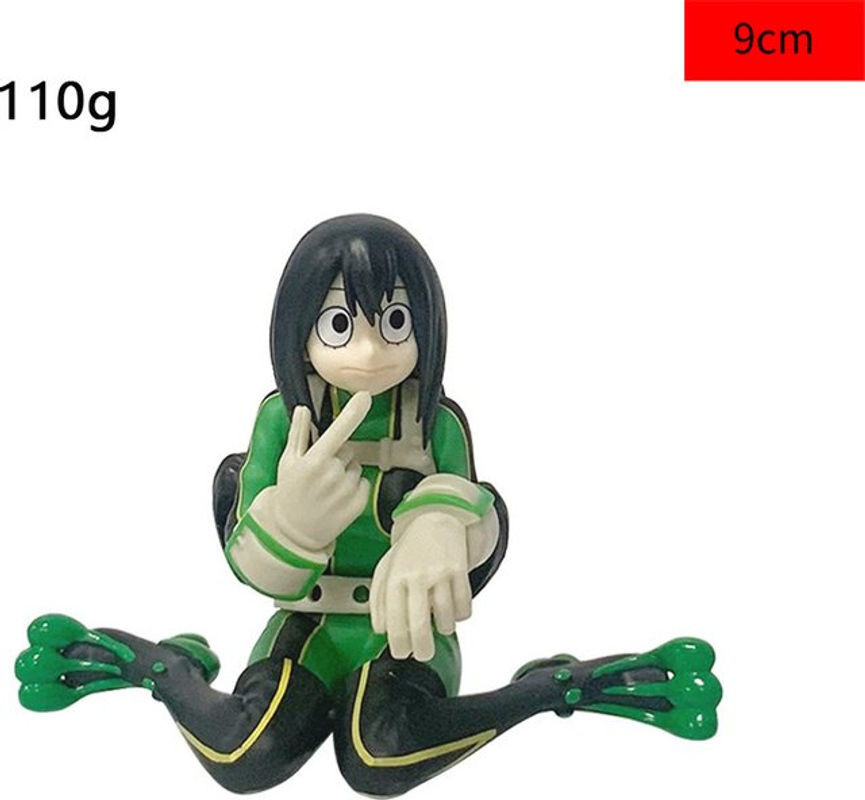 Bandai Boku no Hero Academia Anime-Figuren Midoriya Izuku, Bakugo Katsuki, Todoroki Shoto und Asui Tsuyu als mehrfarbige Modellfiguren aus Kunststoff, Höhe: 9 cm bis 11,5 cm - Bild 1