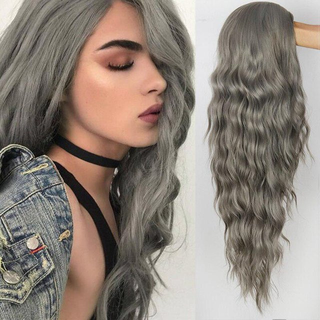 LISI HAIR Ombre Wellenförmige Perücke, Schwarz, Damen - Bild 1