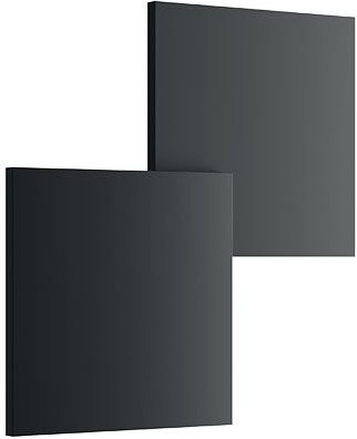 Lodes Puzzle Double Square LED-Decken- und Wandleuchte in Schwarz Matt mit warmweißem Licht (2700K) - Bild 1