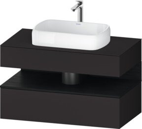 Duravit Waschtischunterschrank Qatego in Grau, B/T/H: 100 x 55 x 60 cm - Bild 1